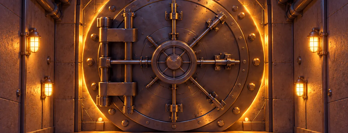 The vault door of the Reserve, sub-level B6